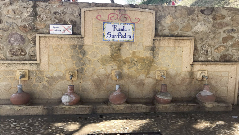 Se restablece el servicio de agua no potable de la Fuente de San Pedro en las Olleras